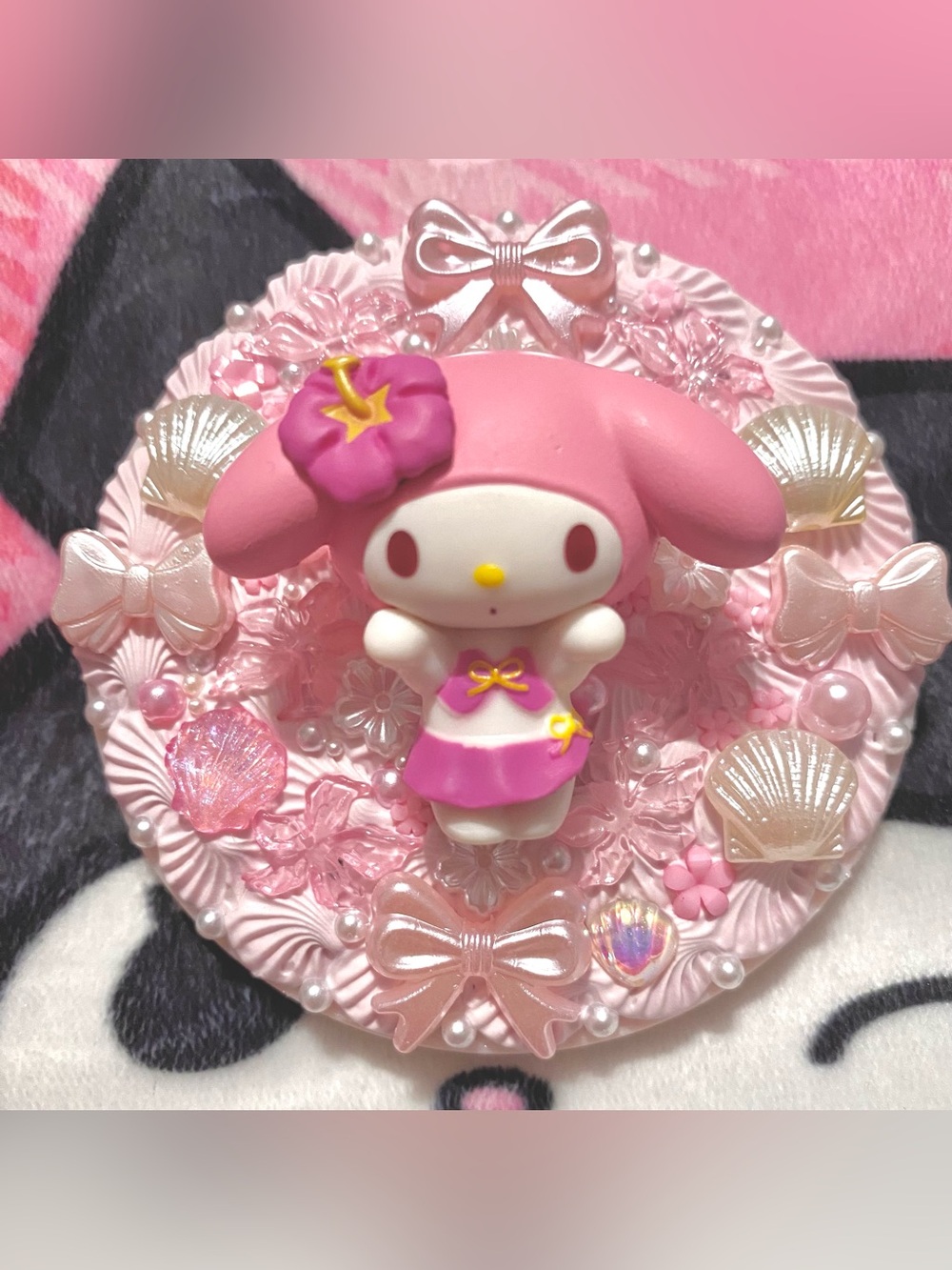 Sanrio My Melody Kawaii Decoden Compact Mirror
